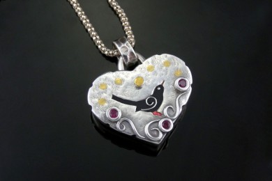 Blackbird Locket Joy Funnell