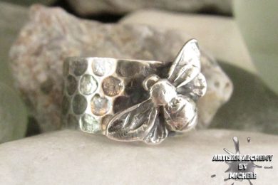 Michele-Solak—Silver-Bee-Honeycomb-ring1a72dpi
